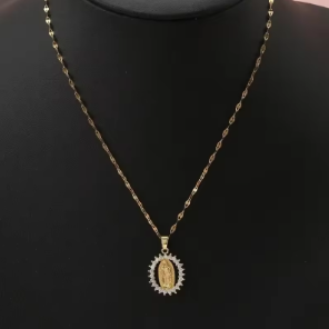 Auvella Blessed Grace Medallion Necklace